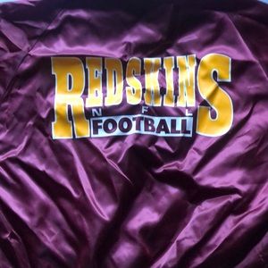 Red velvet NFLP Redskins jacket (1992 Chalk Line)